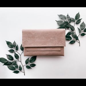 Cork leather handbag